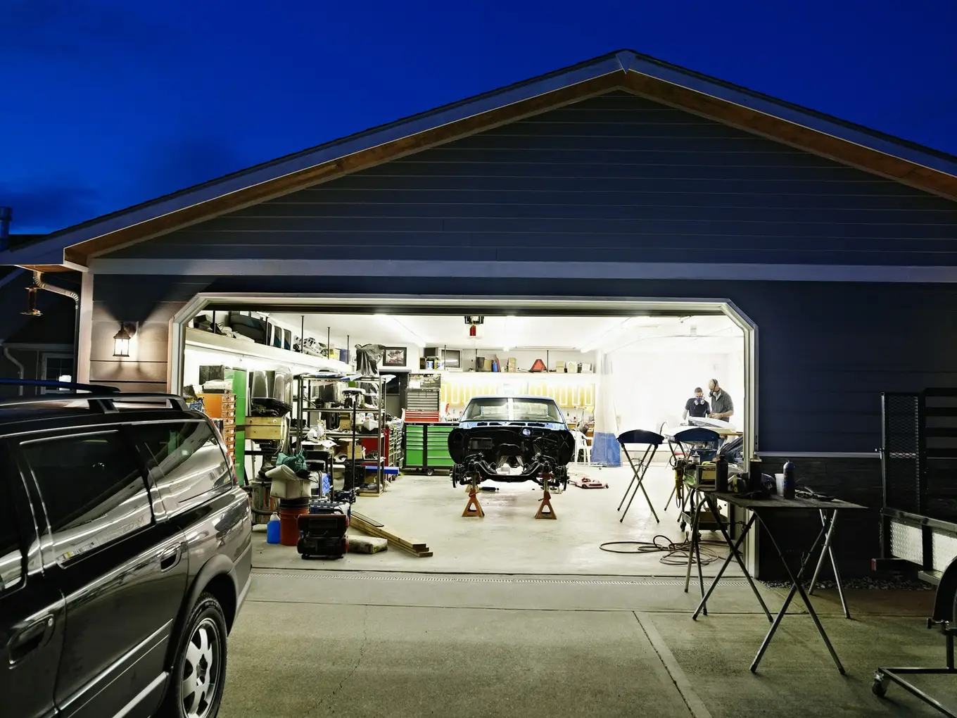 blaszany garaż